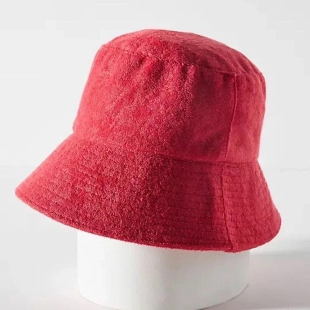 Anthropologie redterry bucket